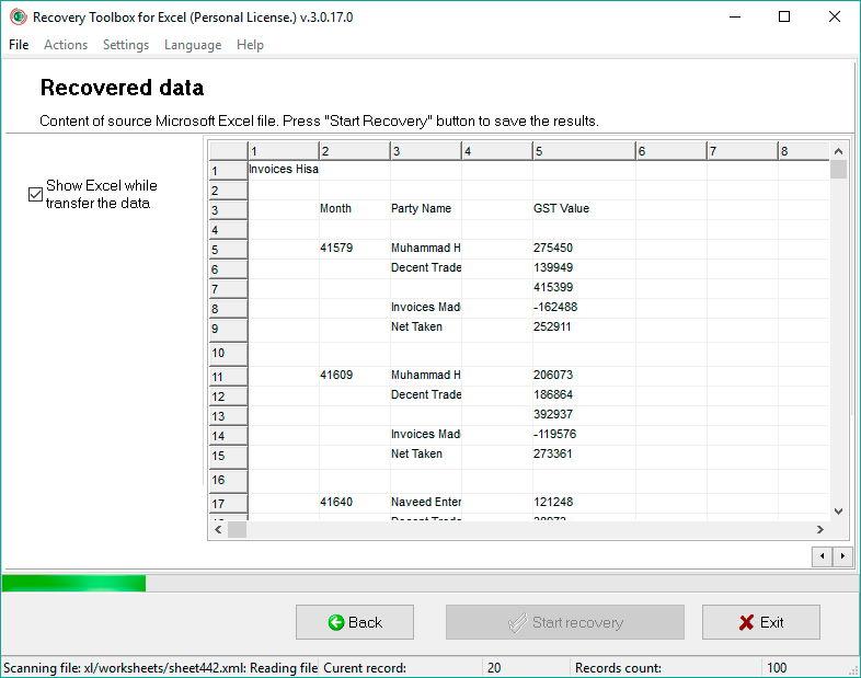 microsoft excel alat perbaikan