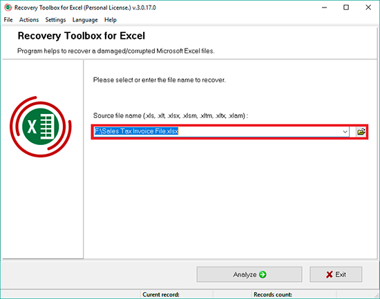 cara memulihkan file excel yang rusak