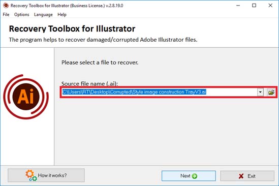 perbaiki file ilustrator