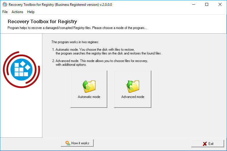 memulihkan data dari file registri windows yang rusak