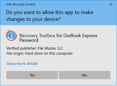 download software recovery password outlook express