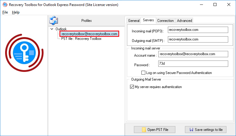 alat pemulihan untuk unduhan kata sandi Outlook Express