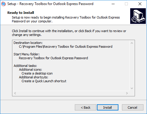 lupa kata sandi Outlook Express