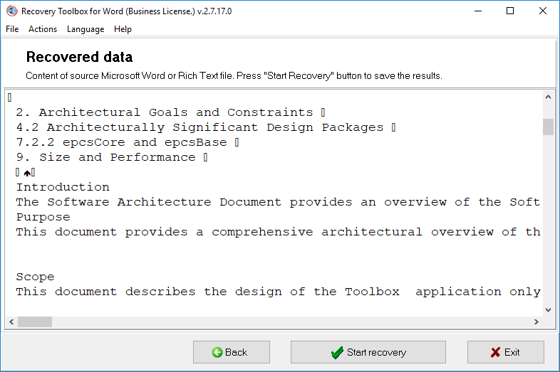 Mengekspor informasi ke Microsoft Word atau menyimpannya ke file teks